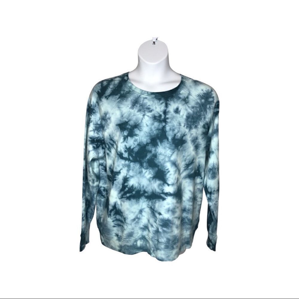 Athleta NWOT Sundown Tie Dye Crew Neck Sweatshirt Size XLT Tall